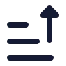Sort By Up 02 icon preview
