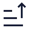 Sort By Up 02 icon preview