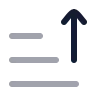 Sort By Up 02 icon preview