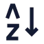 Sortingaz icon with solid sharp style