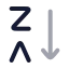 Sortingza icon with duotone rounded style