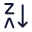 Sortingza icon with duotone standard style