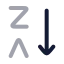Sortingza icon with twotone rounded style