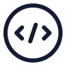 Source Code Circle icon preview