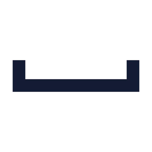 Space Icon in Solid Sharp style