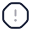 Spam icon with twotone rounded style
