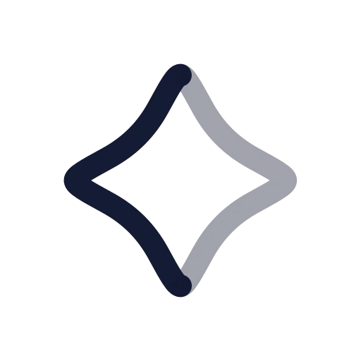 Sparkle Icon in Twotone Rounded style