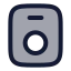 Speaker icon with duotone rounded style