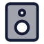 Speaker icon with duotone standard style