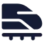 Speedtrain icon with solid standard style