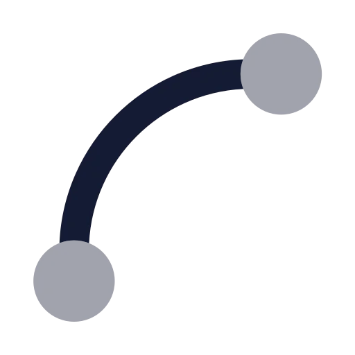 Spline Icon in Bulk Rounded style