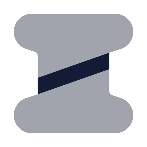 Spool Icon in Bulk Rounded style