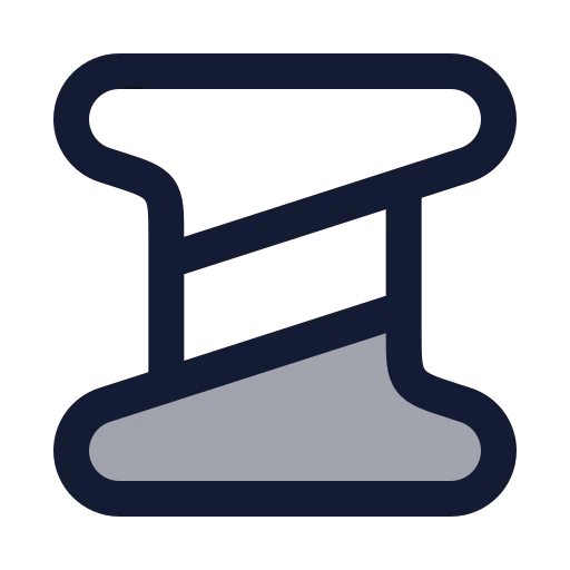 Spool Icon in Duotone Rounded style