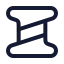 Spool icon with stroke rounded style