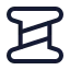 Spool icon with stroke sharp style