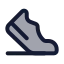 Sportshoe icon with duotone standard style