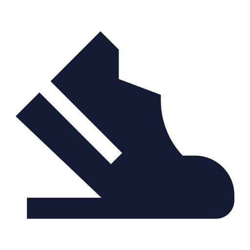 Sport Shoe Icon in Solid Sharp style