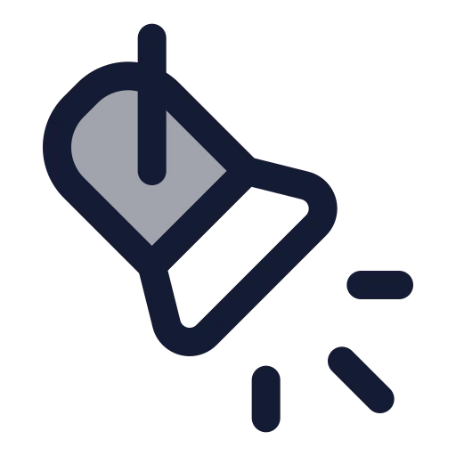 Spotlight Icon in Duotone Rounded style