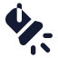 Spotlight icon with solid standard style