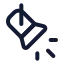 Spotlight icon with stroke standard style