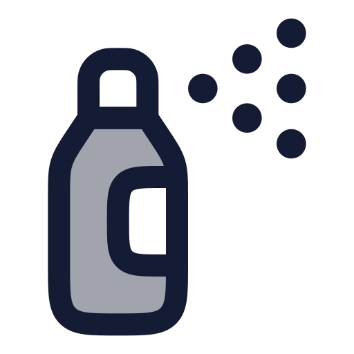 Spray Can Icon in Duotone Rounded style