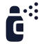 Spraycan icon with solid rounded style