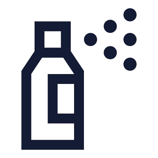 Spray Can Icon in Stroke Sharp style