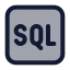 Sql icon with duotone standard style