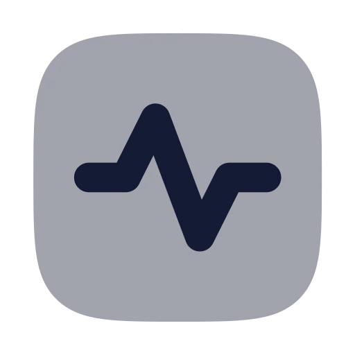 Square Activity Icon in Bulk Rounded style