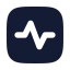 Squareactivity icon with solid rounded style
