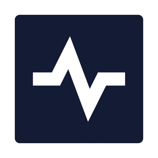 Square Activity Icon in Solid Sharp style