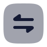 Square Arrow Data Transfer Horizontal icon preview