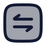 Square Arrow Data Transfer Horizontal icon preview