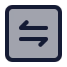 Square Arrow Data Transfer Horizontal icon preview