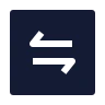 Square Arrow Data Transfer Horizontal icon preview