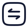 Square Arrow Data Transfer Horizontal icon preview