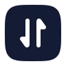 Square Arrow Data Transfer Vertical icon preview