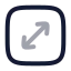 Squarearrowdiagonal icon with twotone rounded style