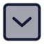 Squarearrowdown icon with duotone standard style