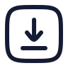 Square Arrow Down 03 icon preview
