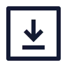 Square Arrow Down 03 icon preview