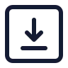 Square Arrow Down 03 icon preview