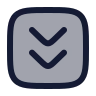 Square Arrow Down Double icon preview
