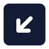 Square Arrow Down Left icon preview