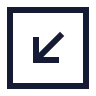 Square Arrow Down Left icon preview