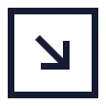 Square Arrow Down Right icon preview