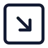 Square Arrow Down Right icon preview