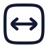 Square Arrow Horizontal icon preview