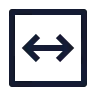 Square Arrow Horizontal icon preview