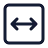 Square Arrow Horizontal icon preview